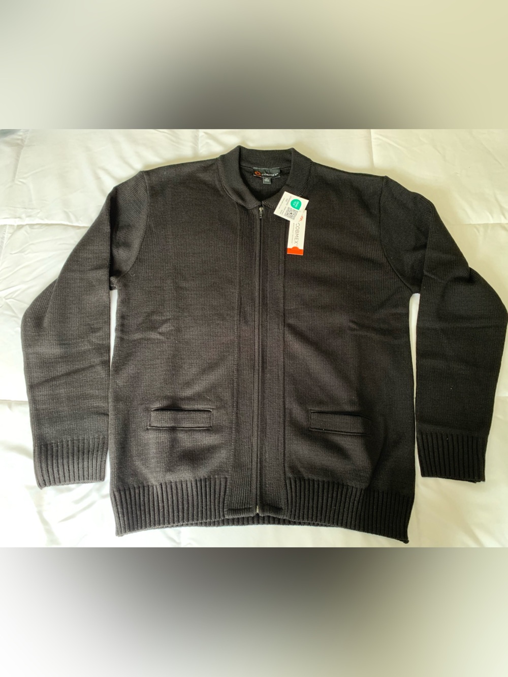New with tags COBMEX unisex zip up sweater size S